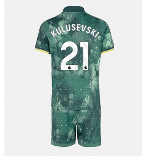 Tottenham Hotspur Dejan Kulusevski #21 Tredjedraktsett Barn 2024-25 Kortermet (+ Korte bukser)
