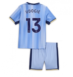 Tottenham Hotspur Destiny Udogie #13 Bortedraktsett Barn 2024-25 Kortermet (+ Korte bukser)