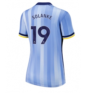 Tottenham Hotspur Dominic Solanke #19 Bortedrakt Dame 2024-25 Kortermet