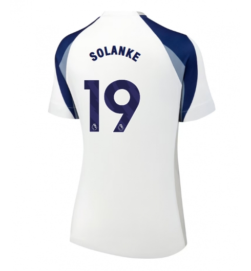 Tottenham Hotspur Dominic Solanke #19 Hjemmedrakt Dame 2025-26 Kortermet Tottenham Hotspur Dominic Solanke #19 Hjemmedrakt Dame 2025-26 Kortermet