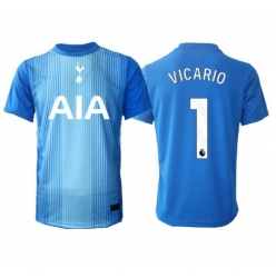 Tottenham Hotspur Guglielmo Vicario #1 Keeper Bortedrakt 2025-26 Kortermet