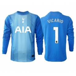 Tottenham Hotspur Guglielmo Vicario #1 Keeper Bortedrakt 2025-26 Langermet