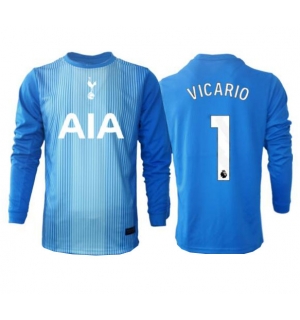 Tottenham Hotspur Guglielmo Vicario #1 Keeper Bortedrakt 2025-26 Langermet