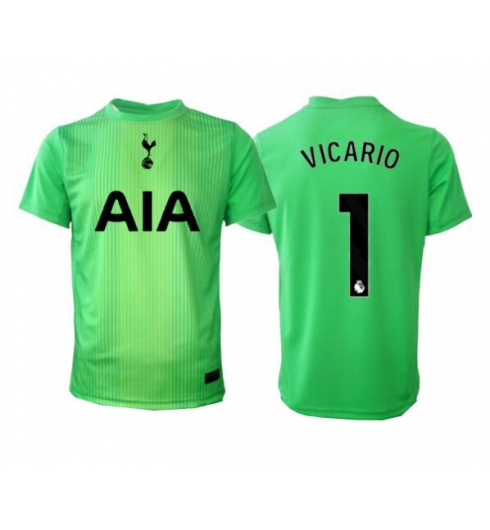 Tottenham Hotspur Guglielmo Vicario #1 Keeper Hjemmedrakt 2025-26 Kortermet Tottenham Hotspur Guglielmo Vicario #1 Keeper Hjemmedrakt 2025-26 Kortermet