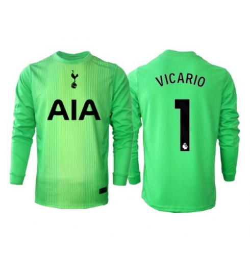 Tottenham Hotspur Guglielmo Vicario #1 Keeper Hjemmedrakt 2025-26 Langermet Tottenham Hotspur Guglielmo Vicario #1 Keeper Hjemmedrakt 2025-26 Langermet