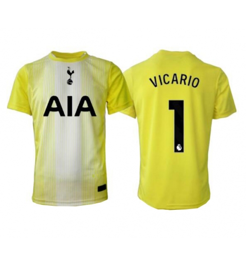 Tottenham Hotspur Guglielmo Vicario #1 Keeper Tredjedrakt 2025-26 Kortermet Tottenham Hotspur Guglielmo Vicario #1 Keeper Tredjedrakt 2025-26 Kortermet