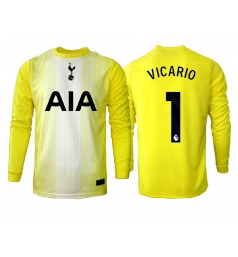 Tottenham Hotspur Guglielmo Vicario #1 Keeper Tredjedrakt 2025-26 Langermet Tottenham Hotspur Guglielmo Vicario #1 Keeper Tredjedrakt 2025-26 Langermet