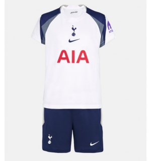 Tottenham Hotspur Hjemmedraktsett Barn 2025-26 Kortermet (+ Korte bukser)