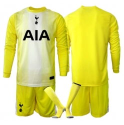 Tottenham Hotspur Keeper Tredjedraktsett Barn 2025-26 Langermet (+ Korte bukser)