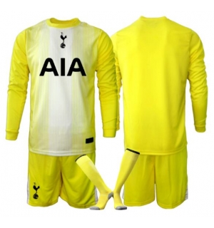 Tottenham Hotspur Keeper Tredjedraktsett Barn 2025-26 Langermet (+ Korte bukser)