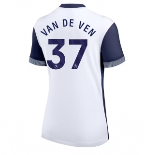 Tottenham Hotspur Micky van de Ven #37 Hjemmedrakt Dame 2024-25 Kortermet