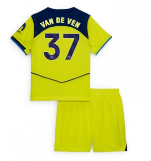 Tottenham Hotspur Micky van de Ven #37 Tredjedraktsett Barn 2025-26 Kortermet (+ Korte bukser)