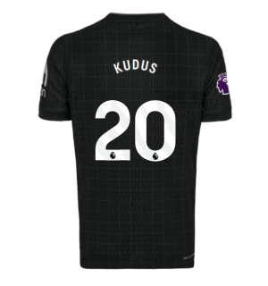 Tottenham Hotspur Mohammed Kudus #20 Bortedrakt 2025-26 Kortermet