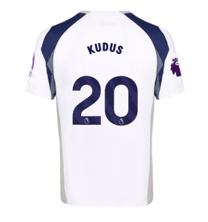 Tottenham Hotspur Mohammed Kudus #20 Hjemmedrakt 2025-26 Kortermet