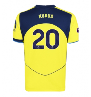 Tottenham Hotspur Mohammed Kudus #20 Tredjedrakt 2025-26 Kortermet