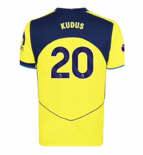 Tottenham Hotspur Mohammed Kudus #20 Tredjedrakt 2025-26 Kortermet Tottenham Hotspur Mohammed Kudus #20 Tredjedrakt 2025-26 Kortermet