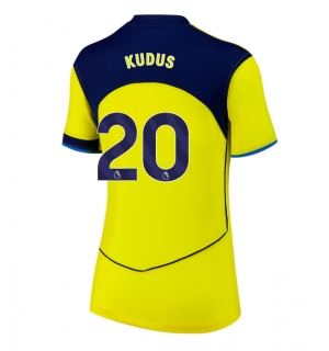 Tottenham Hotspur Mohammed Kudus #20 Tredjedrakt Dame 2025-26 Kortermet