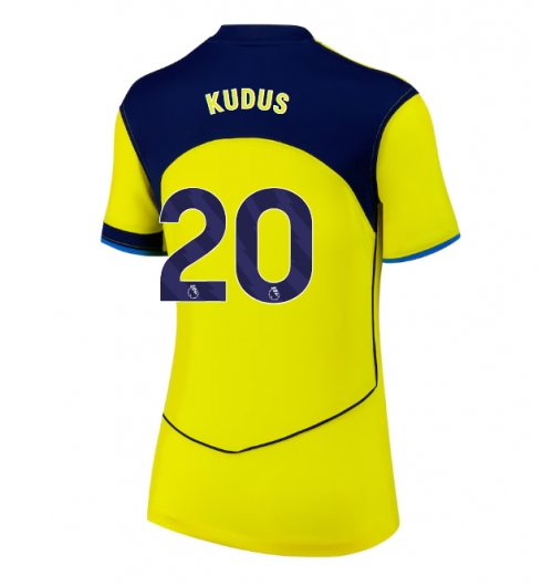 Tottenham Hotspur Mohammed Kudus #20 Tredjedrakt Dame 2025-26 Kortermet Tottenham Hotspur Mohammed Kudus #20 Tredjedrakt Dame 2025-26 Kortermet