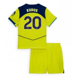 Tottenham Hotspur Mohammed Kudus #20 Tredjedraktsett Barn 2025-26 Kortermet (+ Korte bukser)