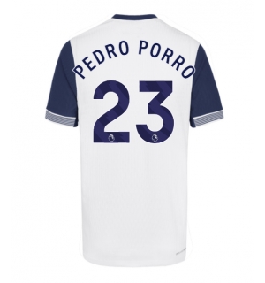 Tottenham Hotspur Pedro Porro #23 Hjemmedrakt 2024-25 Kortermet