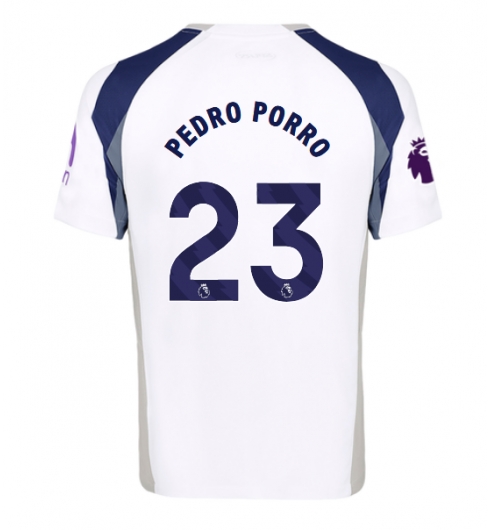 Tottenham Hotspur Pedro Porro #23 Hjemmedrakt 2025-26 Kortermet Tottenham Hotspur Pedro Porro #23 Hjemmedrakt 2025-26 Kortermet
