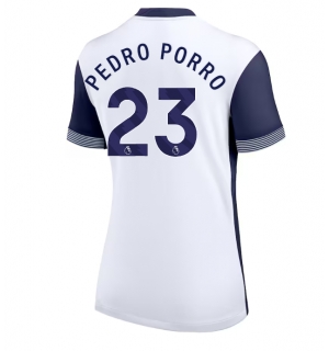 Tottenham Hotspur Pedro Porro #23 Hjemmedrakt Dame 2024-25 Kortermet