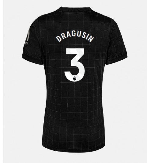 Tottenham Hotspur Radu Dragusin #3 Bortedrakt Dame 2025-26 Kortermet Tottenham Hotspur Radu Dragusin #3 Bortedrakt Dame 2025-26 Kortermet