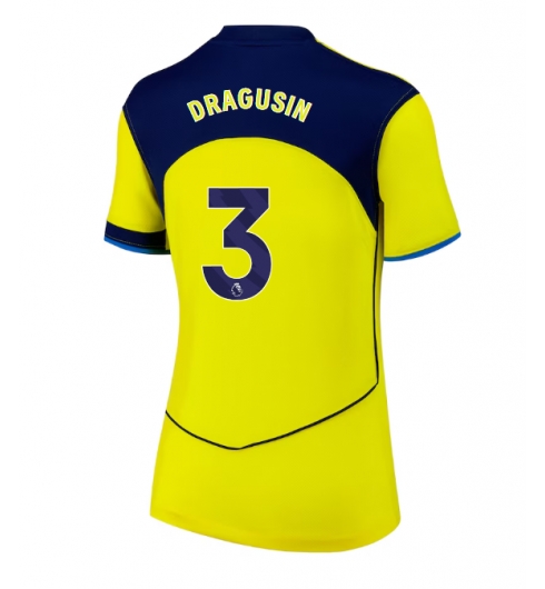 Tottenham Hotspur Radu Dragusin #3 Tredjedrakt Dame 2025-26 Kortermet Tottenham Hotspur Radu Dragusin #3 Tredjedrakt Dame 2025-26 Kortermet