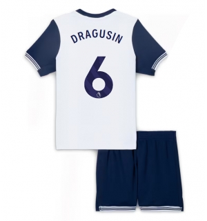 Tottenham Hotspur Radu Dragusin #6 Hjemmedraktsett Barn 2024-25 Kortermet (+ Korte bukser)
