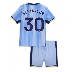 Tottenham Hotspur Rodrigo Bentancur #30 Bortedraktsett Barn 2024-25 Kortermet (+ Korte bukser)