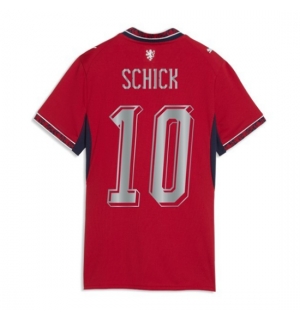 Tsjekkia Patrik Schick #10 Hjemmedrakt Dame VM 2026 Kortermet