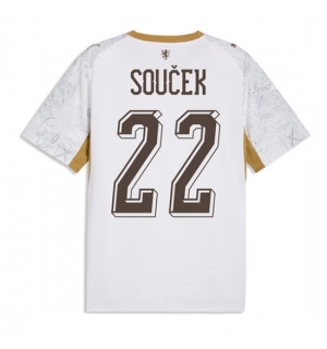 Tsjekkia Tomas Soucek #22 Bortedrakt VM 2026 Kortermet