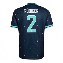 Tyskland Antonio Rudiger #2 Bortedrakt VM 2026 Kortermet