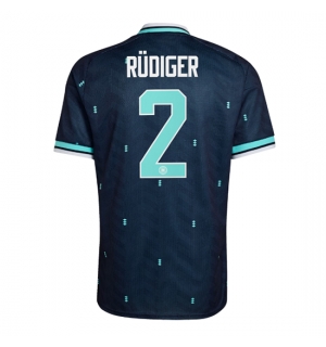 Tyskland Antonio Rudiger #2 Bortedrakt VM 2026 Kortermet