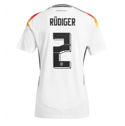 Tyskland Antonio Rudiger #2 Hjemmedrakt EM 2024 Kortermet