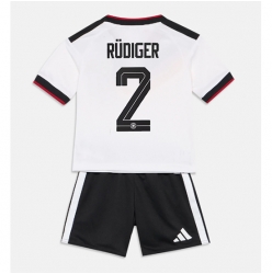 Tyskland Antonio Rudiger #2 Hjemmedraktsett Barn VM 2026 Kortermet (+ Korte bukser)