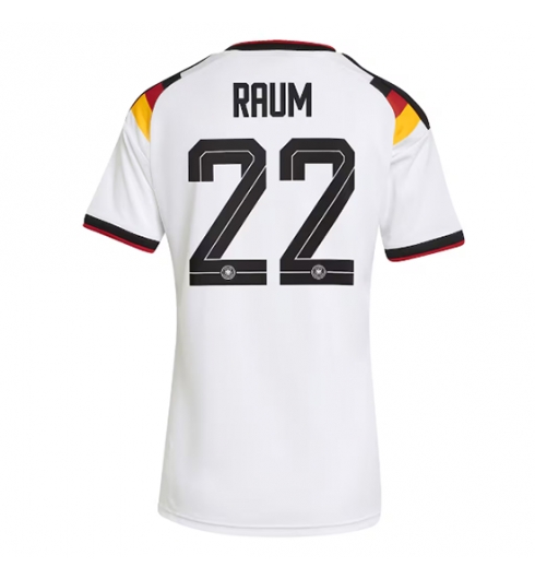 Tyskland David Raum #22 Hjemmedrakt Dame VM 2026 Kortermet Tyskland David Raum #22 Hjemmedrakt Dame VM 2026 Kortermet