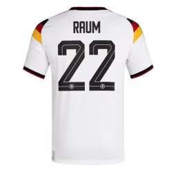 Tyskland David Raum #22 Hjemmedrakt VM 2026 Kortermet