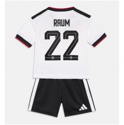 Tyskland David Raum #22 Hjemmedraktsett Barn VM 2026 Kortermet (+ Korte bukser)