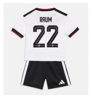 Tyskland David Raum #22 Hjemmedraktsett Barn VM 2026 Kortermet (+ Korte bukser)