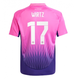 Tyskland Florian Wirtz #17 Bortedrakt EM 2024 Kortermet