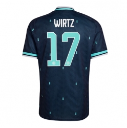 Tyskland Florian Wirtz #17 Bortedrakt VM 2026 Kortermet