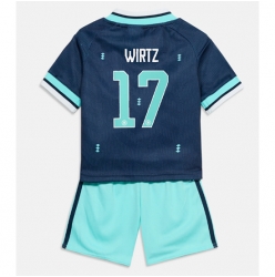 Tyskland Florian Wirtz #17 Bortedraktsett Barn VM 2026 Kortermet (+ Korte bukser)