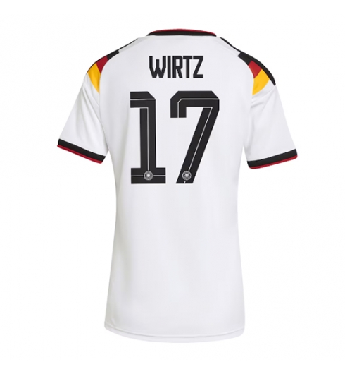 Tyskland Florian Wirtz #17 Hjemmedrakt Dame VM 2026 Kortermet Tyskland Florian Wirtz #17 Hjemmedrakt Dame VM 2026 Kortermet