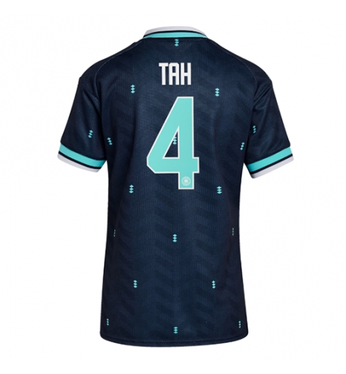 Tyskland Jonathan Tah #4 Bortedrakt Dame VM 2026 Kortermet Tyskland Jonathan Tah #4 Bortedrakt Dame VM 2026 Kortermet