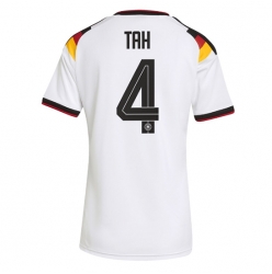 Tyskland Jonathan Tah #4 Hjemmedrakt Dame VM 2026 Kortermet