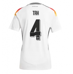 Tyskland Jonathan Tah #4 Hjemmedrakt EM 2024 Kortermet