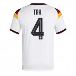 Tyskland Jonathan Tah #4 Hjemmedrakt VM 2026 Kortermet