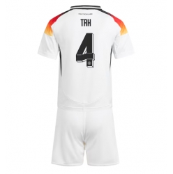 Tyskland Jonathan Tah #4 Hjemmedraktsett Barn EM 2024 Kortermet (+ Korte bukser)