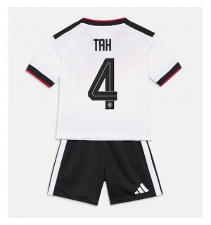 Tyskland Jonathan Tah #4 Hjemmedraktsett Barn VM 2026 Kortermet (+ Korte bukser)